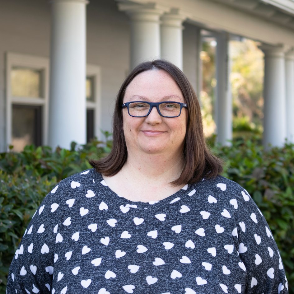 Staff member Angie Schnell